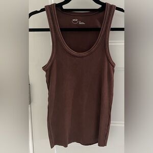Aerie Chocolate Ribbed Tank Top

💵Bundle&Save💵